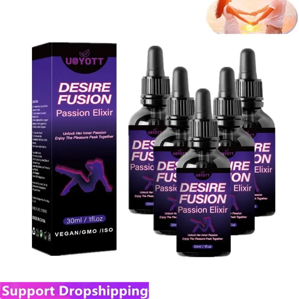 

5Pcs Desire Fusion Passion Elxir Libido Booster For Women Enhance Self-Confidence Increase Attractiveness Ignite The Love Spark