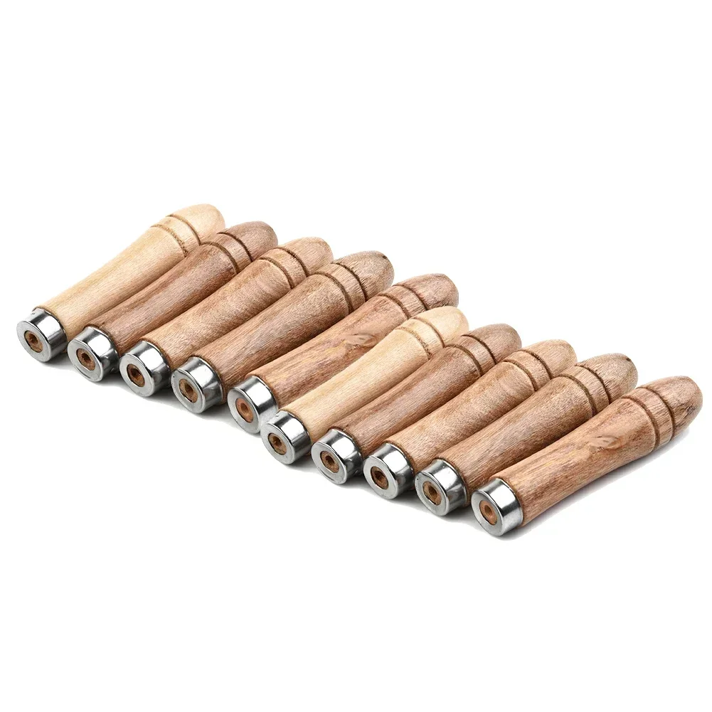 Wooden File Handle Replacement Metal Collar For File Craft Tool Wood Rasp Woodworking Polishing 10pc