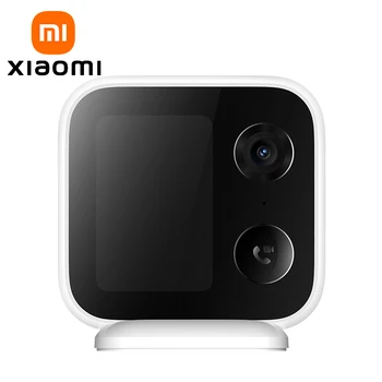 XIAOMI Smart Camera Video Call Edition, schermo grande da 3,5 pollici, 4MP 2,5K, baby monitor di sicurezza domestica, versione cinese con adattatore