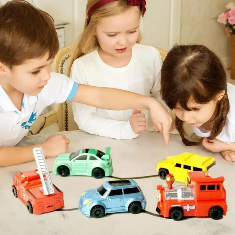 

Follow The Line Inductive Car 2024 New Magic Inductive Car Toys Car Machine Follower Diy Diecast Vehicle Magic Pen Penguin Pig