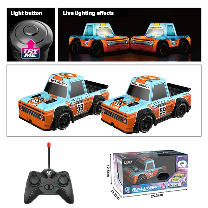 New Remote-controlled CHILDREN'S Toy Car, Rally Car, Remote-controlled Pickup Truck, Off-road Truck 5