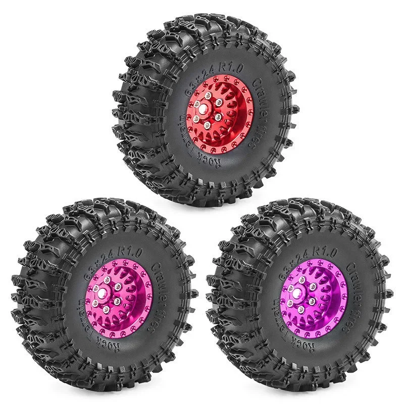 おはま様 RCタイヤ For TRX4M For SCX24 For Axial AX24 For FMS 1/18 1