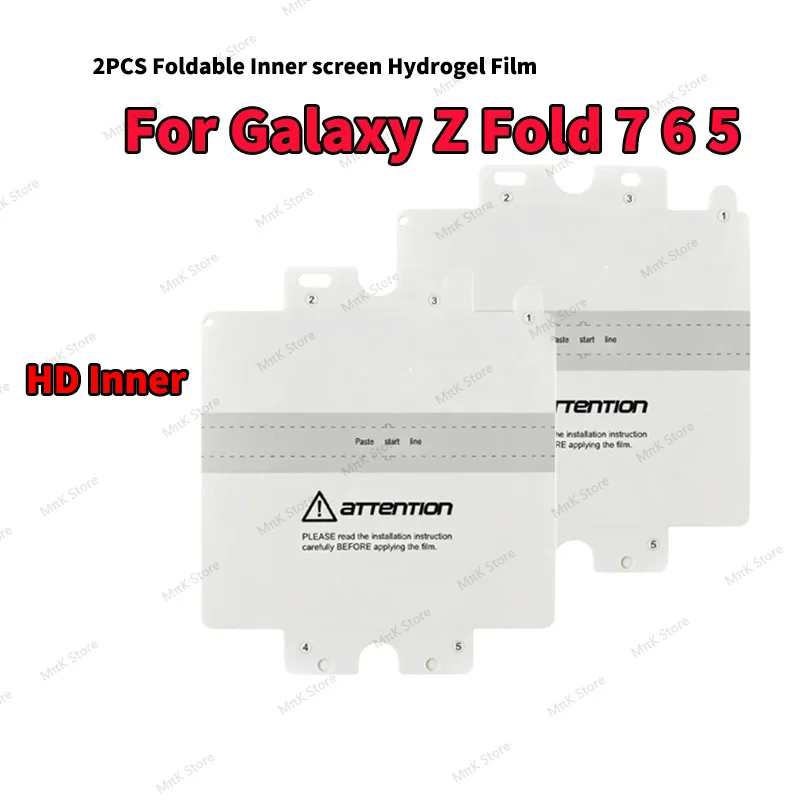 Pellicola Protettiva Idrogel HD Trasparente per Samsung Galaxy Z Fold 7 6 5, Protezione Schermo Completa