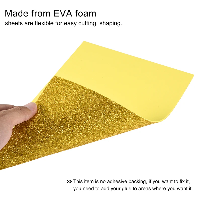 7.8x11.8 Inch Colorful Glitter EVA Foam Sheets 2mm Thickness for DIY Crafts  Handmade Scrapbook Material Wdding Party Decorations - AliExpress