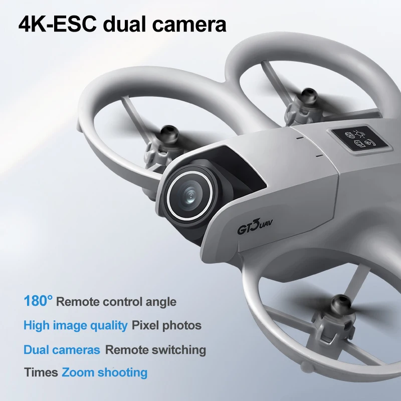 Xiaomi GT3 Mini Drone Dual Camera Aerial Adjustment Obstacle Avoidance Flying Machine Toy Remote Control Plane drone quadcopter