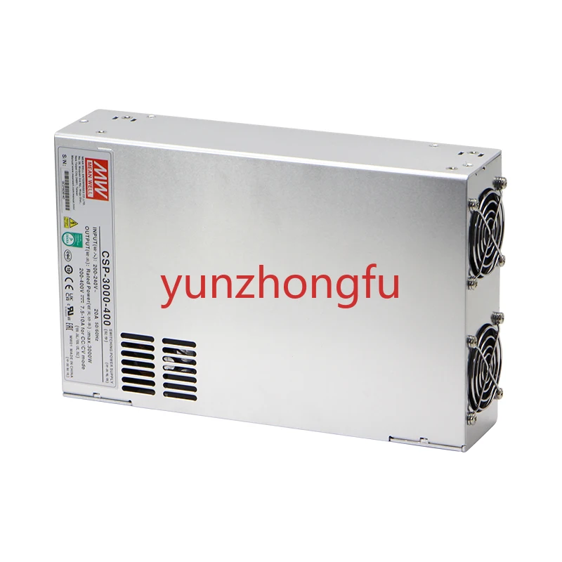 

Mean Well CSP-3000 120V 250V 400V AC DC закрытый блок питания высокого напряжения с одним выходом