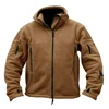 Prowow New men's outdoor warm fleece jacket for foreign trade, cold proof charge jacket, solid color hooded jacket 2