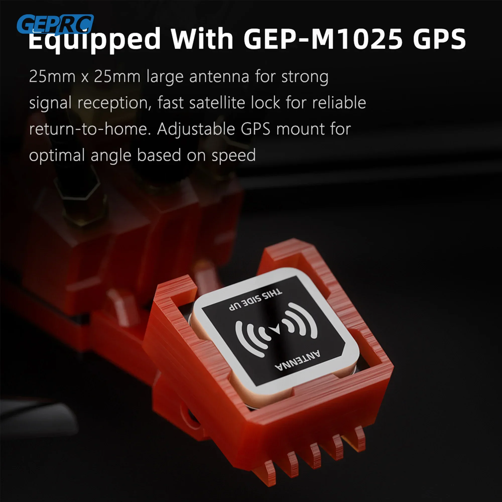 GEPRC MOZ7 V2 O4 Air Unit FPV GPS 7 дюймов 2809 1280KV ELRS915M/2.4G Gemx двухдиапазонный прием RC Quadcopter LongRange Freestyle Drone thumbnail 5
