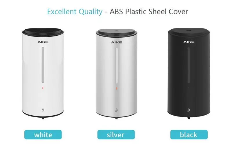 plástico comercial wall mounted sensor dispensador sabão