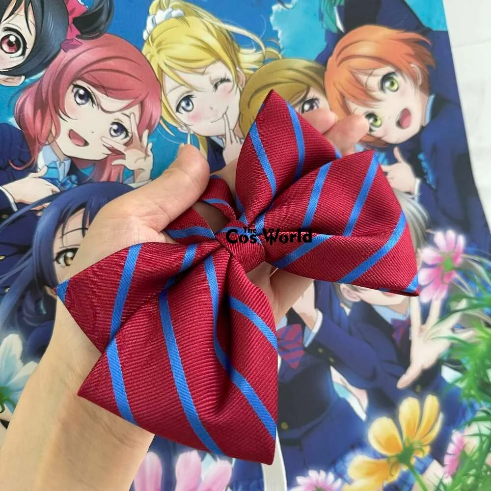 Love Live 9 Characters Kousaka Honoka Sonoda Umi Ayase Eli Anime Bow Tie for Japanese JK School Uniform Cosplay Costumes 9