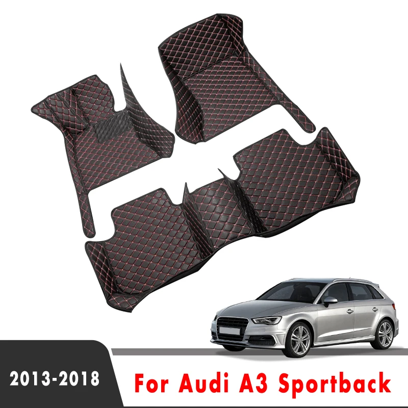 Car Floor Mats For Audi A3 Sportback 2018 2017 2016 2015 2014 2013 Car