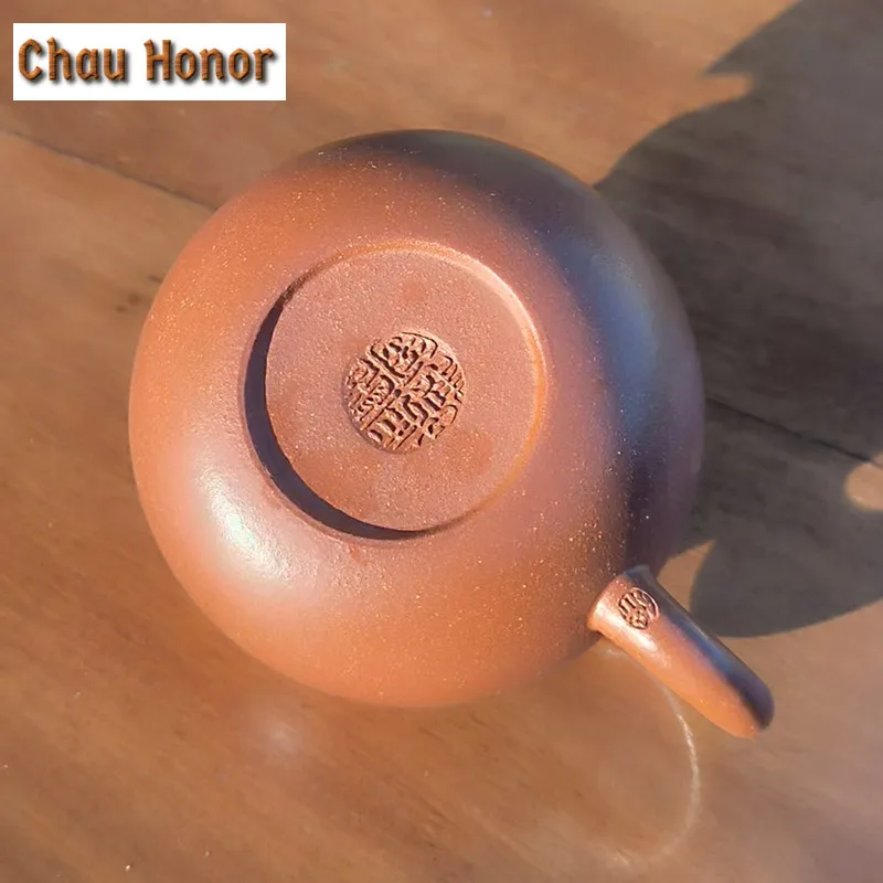 150ml Antique Yixing Purple Clay Teapots Master Handmade Xishi Pot Raw Ore Downhill Mud Kettle Chinese Zisha Tea Set Decoration