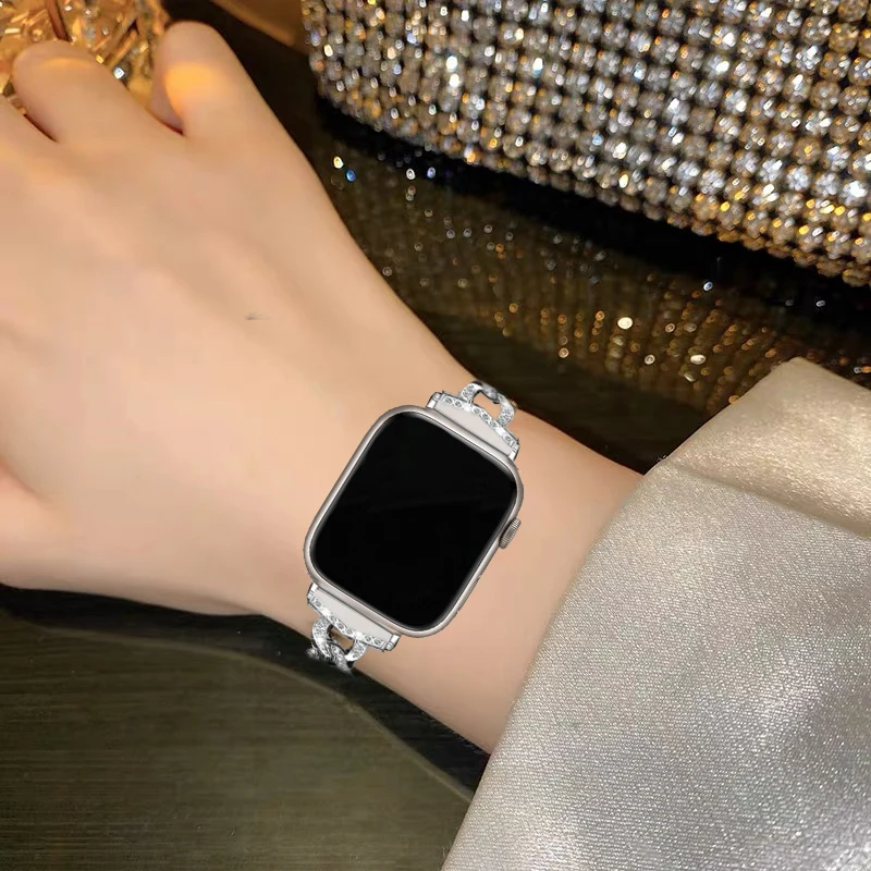 Apple Watch Bracelet Series 7 41mm Woman  Apple Watch Band Series 6 44mm -  Smart - Aliexpress