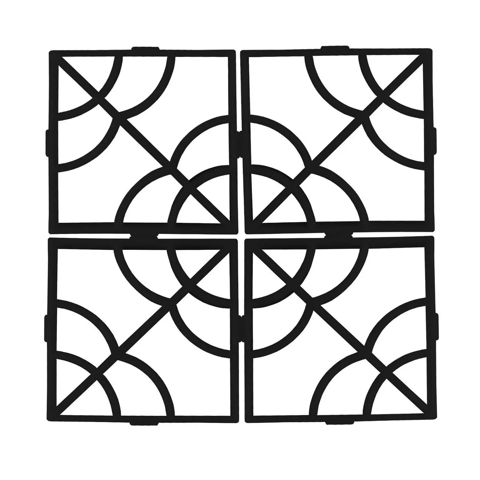 Plastic Making DIY Paving Mould Home Garden Floor Road Concrete Stepping