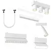 Smart Home Tuya Dimming 6MM Ultra-Thin Ceiling Mount 48V Magnetic Track Light System Thin Slim Surface Mounted Linear Light 4