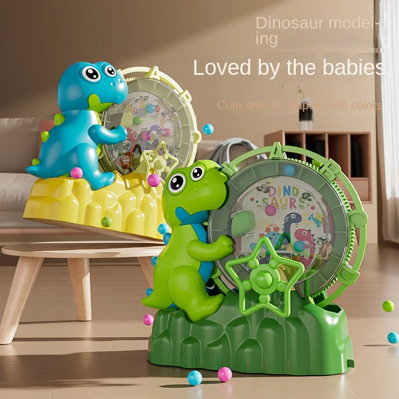 Dinosaur Ferris wheel Pinball machine Children's Toys Montessori Parent child interactive Bean picking machine Desktop games 6