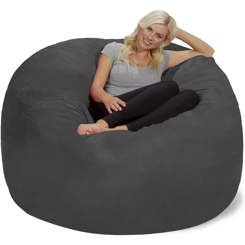 Bean bag chair giant memory foam furniture bean bag big sofa with soft micro fiber cover