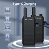 Mini Walkie Talkie With Screen Retevis B63H Walkie-talkie Portable PMR446 Profesional Two-way Radio Rechargeable 5