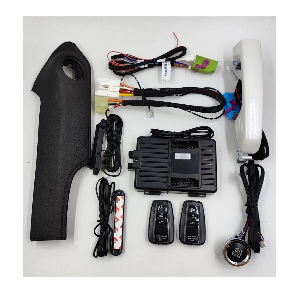 

For New Toyota PRADO Car Year 2018-2022 Add Push Button Start Stop Remote Control System PKE Keyless Entry System