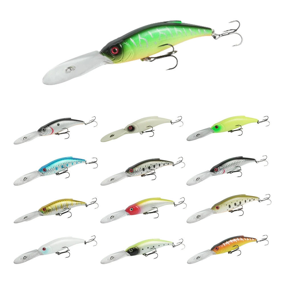 Description Picture 2 of itemWATERBOY 1PCS Minnow Fishing Lure 9cm 17g Topwater Hard Bait Wobbler Bait Crankbait Carp Bass Pesca Fishing Tackle SwimBait
