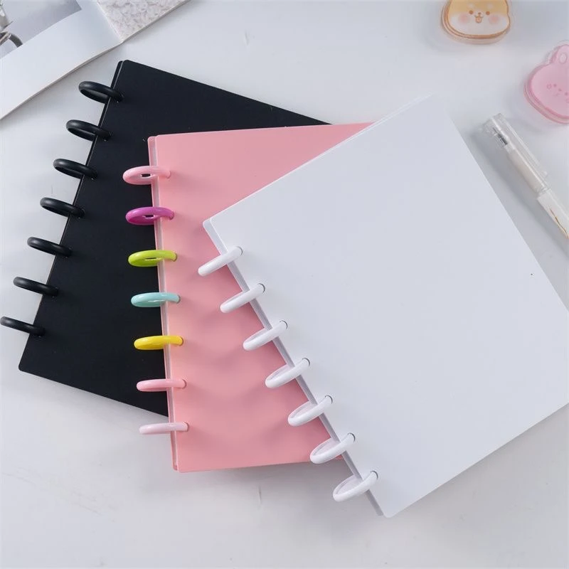 Rainbow Ring Photocard Album with 120 Slots and 3in 4-Pocket Clear Sleeves - Refillable ID Card Binder for Portable Kpop Idol Card Collection