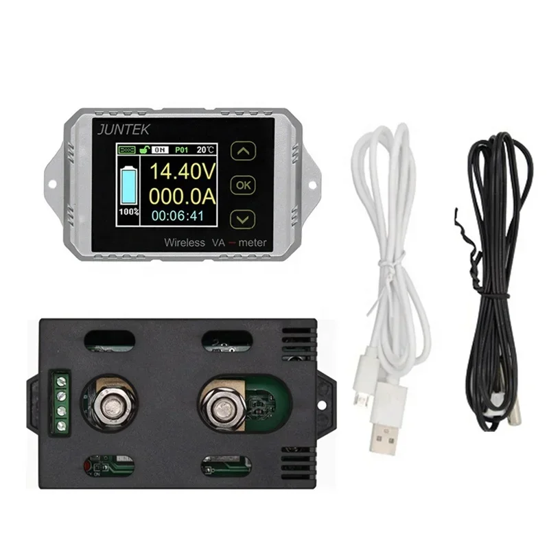 

1300 100V 300A Wireless Voltage And Current Meter Car Battery Monitoring 12V 24V 48V Battery Coulomb Counter