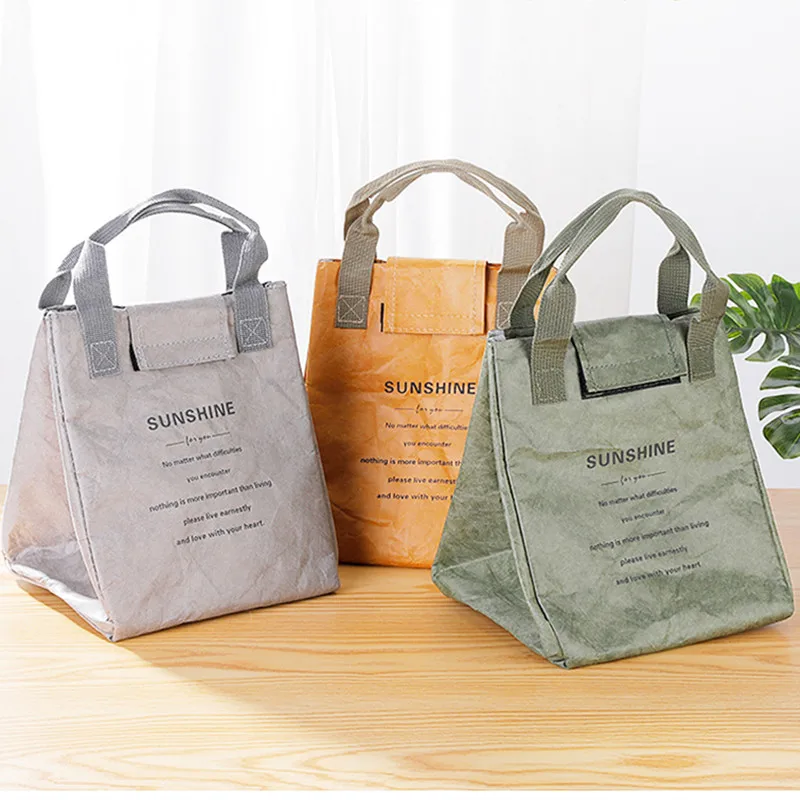 Foldable Reusable Leakproof Food Container Lunch Bag – Large Capacity Waterproof Therma... - SKU FLB01527 - UGI Packaging