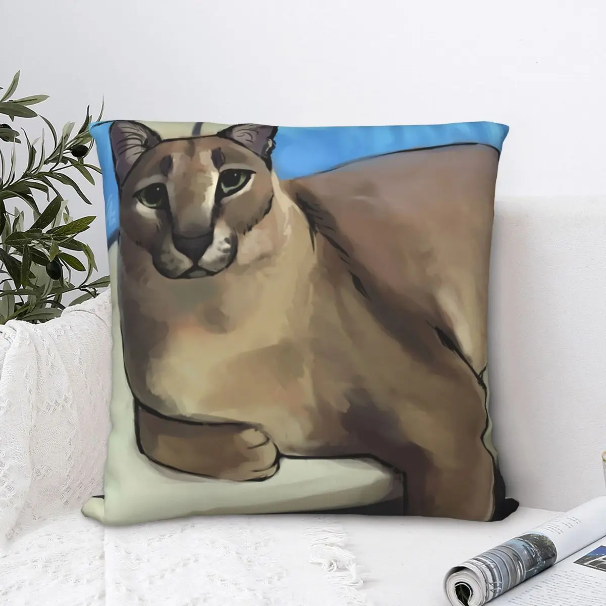 Drunk Floppa Meme Caracal Cat | iPad Case & Skin