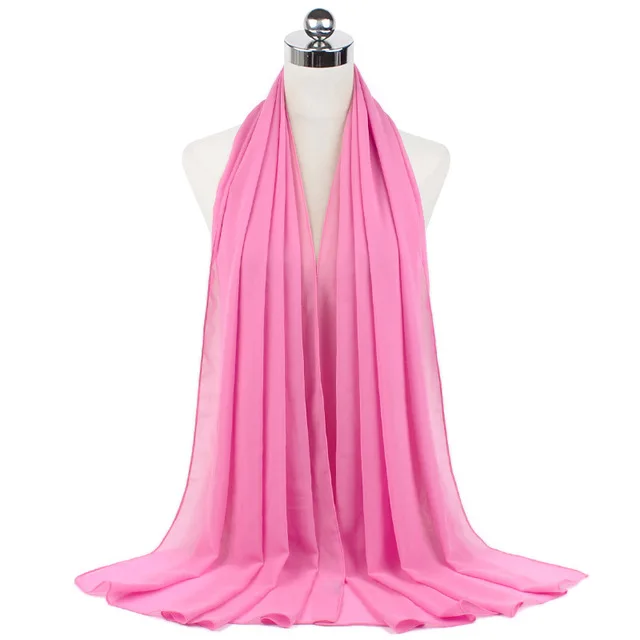 Femmes musulmanes en mousseline de soie Hijab châles écharpe Modal coton Jersey Hijabs plaine douce pour femme musulman Voile bandeau 70*180 cm islamique