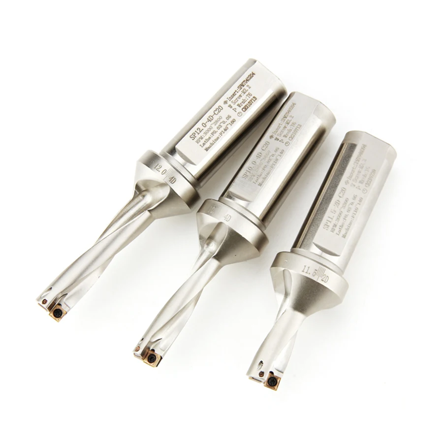 SP Series Drill Bites Insert Drill Metal Drill Bits 13mm-50mm Depth 2D 3D 4D Indexable U Drill Machinery Lathes CNC Violent Dril