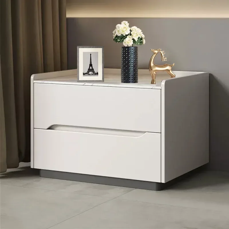 

Ночной столик в скандинавском стиле для хранения, винтажный белый модный ночной столик для спальни, минималистичный стол