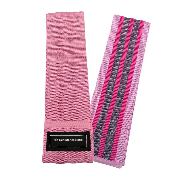 Fitness Exercise Stretch Hip Resistance Bands Yoga Legs Butt Anti Slip Elastic Fitness Bodybulding Exercise Workout Equipment 2