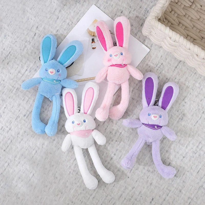

Лидер продаж 2023, 30 см, мягкая Набивная игрушка-кролик, ушки, плюшевая Натяжная Подвеска для автомобиля, детский подарок на день рождения