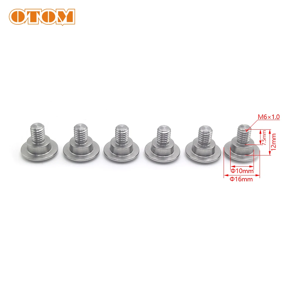 OTOM Front Fork Guard Bolt Screw For HONDA CR125 CRF250R CRF250X CRF450R CRF450X CRF450RX Motorcycle Front Axle Nut Cover Bolts motorcycle accessories auto accessories motorcycle screw caps motorcycle screws motorcycle fasteners bolt nut covers motorcycle nut covers