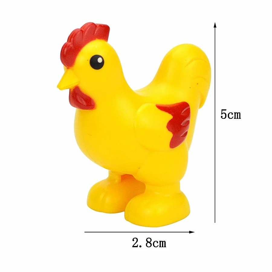 Bulk Large Animal Building Blocks Set - Farm & Zoo Creatures Toys