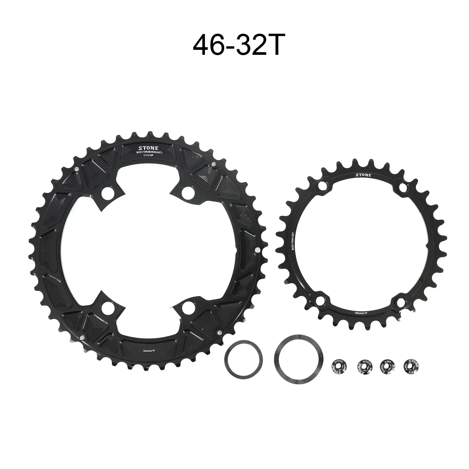 □ストーン STONE□チェーンリング 54-40□110bcd シマノ□ Stone