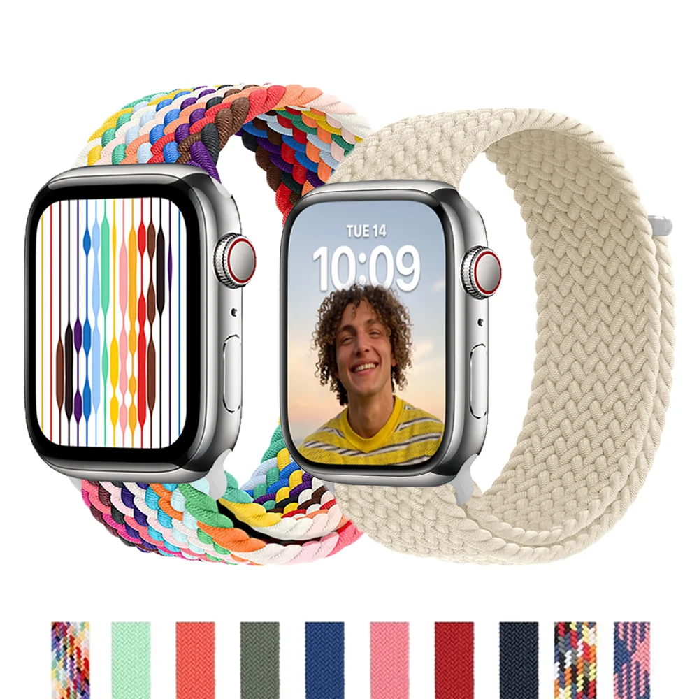 Apple Watch Series8 7 6 5 4 SE用バンド レインボー Buy Apple Watch Rainbow Band For Series 6, SE and Series 5
