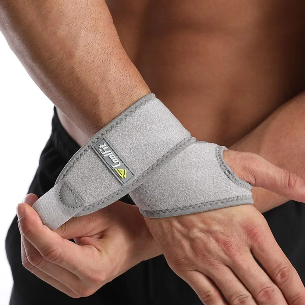 Unisex Wrist Guard Band Brace Support Carpal Tunnel Sprains Strain Gym Strap Sports Adjustable Wrist Protective Equipment wristbands wrist band brace support carpal tunnel sprains strain gym strap sports pain relief wrap bandage lightweighted 2021