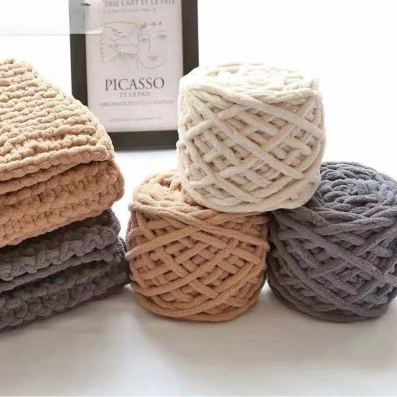 7S Filato Singolo Filo Di Lana Spessa, Filo Dell'Ago, Coperta Tessuta, Filo Per Pantofola, Filo Per Sciarpa, Filo Per Cappello 100G/Rotolo