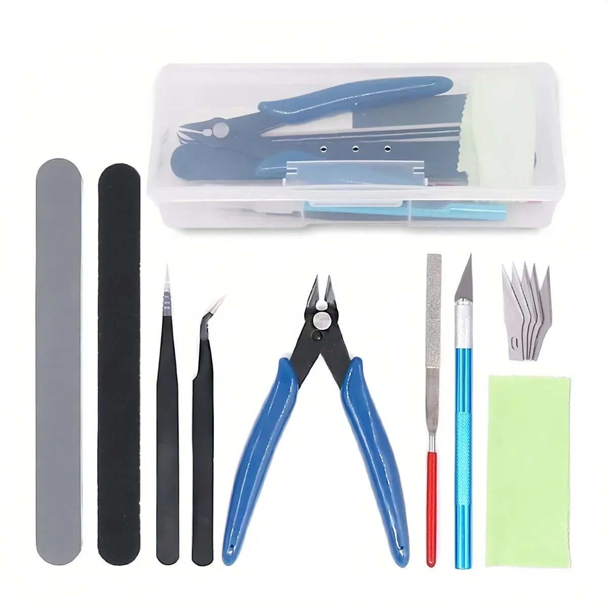 Model Basic Tools For Gundam Craft DIY Model Car Hobby Building Repairing Assembly Tool Beginner Handmade Scissors Tweezers 9pcs Model Tools