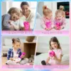 VATOS Kids Learning Smart Cell Phone Toy Girls Boys Cute Educate Mobile Phone Touchscreen Dual Camera Gift for Kids Ages 3~10 4