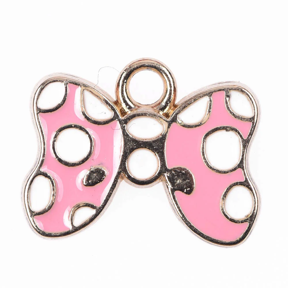 1 Pcs Metal Croc Shoes Charms Pink Women Bags Decoration Black Formal Hat Lady Bracelet Accessories Perfume Bottle Girl Gidt