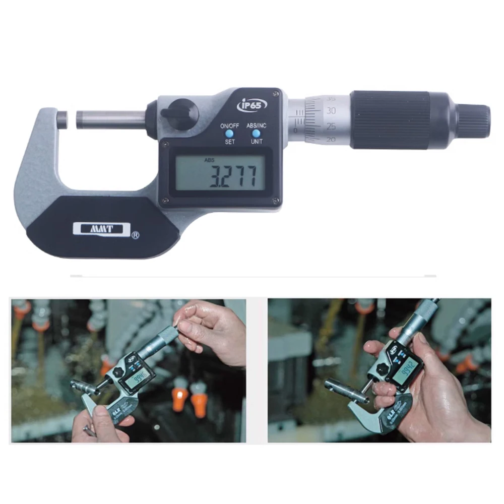 

Digital Micrometer IP65 Oil Proof 0-25mm 0.001mm DIN Standard Industrial Quality 25-50mm 50-75mm 75-100mm