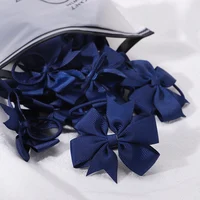 10Pcs/Lot 20Colors Elastic Mini Bowknots Hair Bands for Baby Girls Hair Rope Hair Tie Ponytail Holder Kids Baby Hair Accessories 1