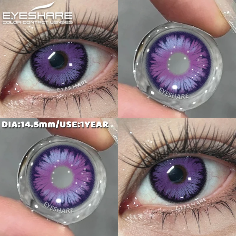 Vibrant Anime Fantasy Contact Lenses for Cosplay and Halloween