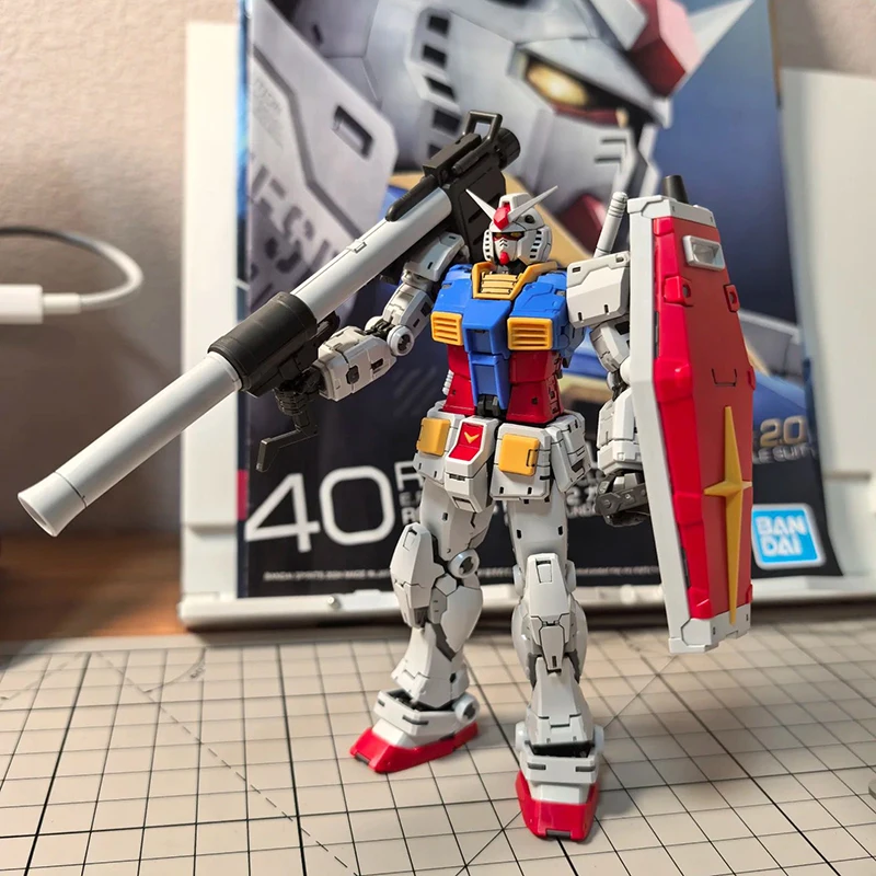 반다이 HGUC 1/144 RX 78 2 GTO Yuanzu 모델 키트 워터 데칼 애니메이션 디스플레이 스탠드 Collectible Figure