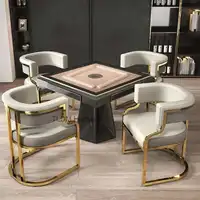 Luxury golden Dining Chairs wrought Iron Backrest Armchair Kitchen Modern Dining Room Furniture Home Bedroom Salon Makeup Chair 3