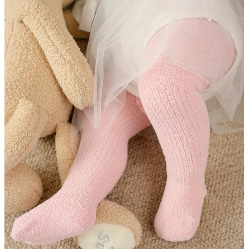 Winter Thick Pantyhose for Girls Cotton Breathable Tights for Toddler Girls Stocking Children Legging Baby Kids Socks Xmas