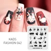 KADS Nail Art Stamp Stamping Template Image Plate Flower Animal Leaf Pattern Nails Stencil Tool DIY Manicure Template 6