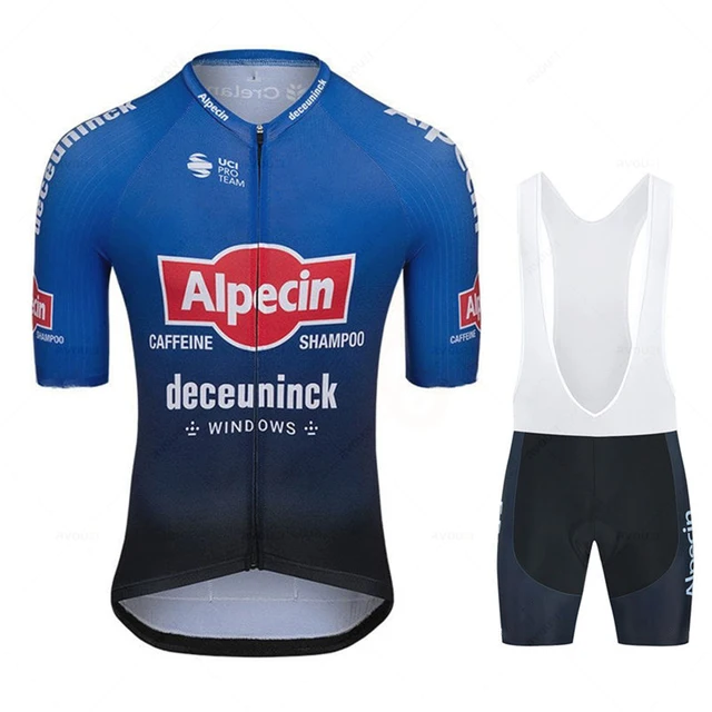 Alpecin Fenix Ciclismo Jersey Set para Homens, Road Bike Camisas, Bicicleta Bib Shorts, MTB Wear, Maillot Culotte, Ciclismo Vestuário, 2023